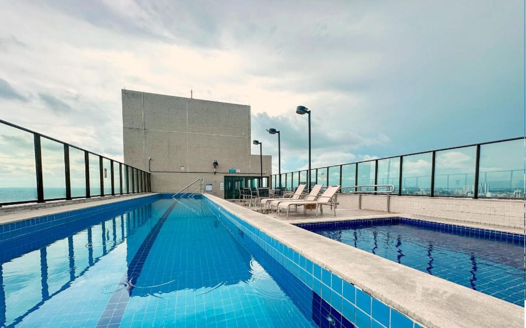 Flat Beach Class Excelsior - Em Frente Ao Shopping Riomar Recife Ngoại thất bức ảnh
