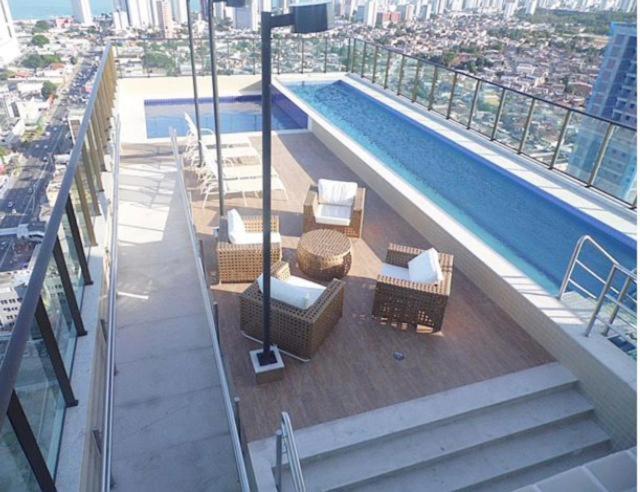 Flat Beach Class Excelsior - Em Frente Ao Shopping Riomar Recife Ngoại thất bức ảnh